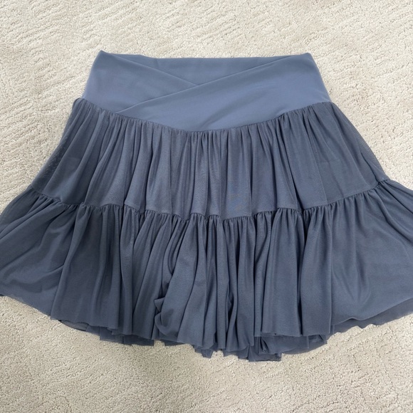 Blogilates Target Collection Ballerina Skort Skirt Steel Blue Size S - Picture 3 of 5